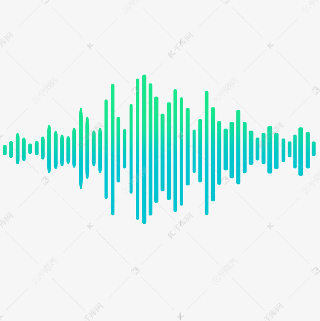 线条波纹音频曲线
