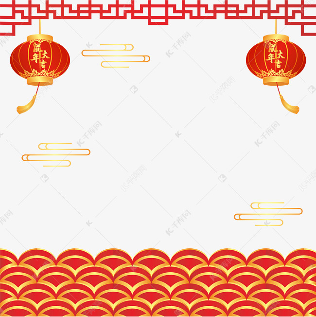 喜庆春节边框