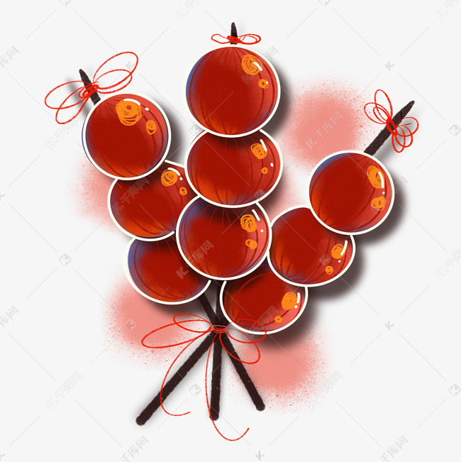 新年快乐装饰春节糖葫芦