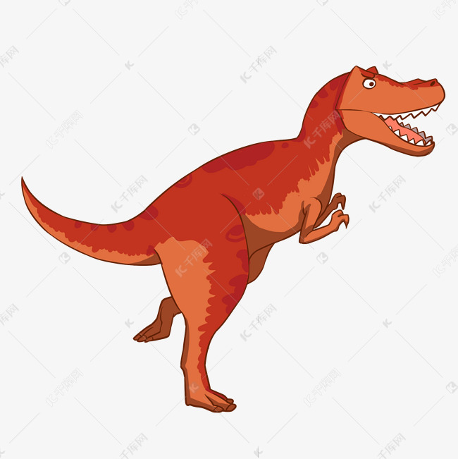 红色霸王龙恐龙
