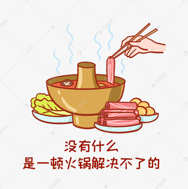 吃火锅表情包