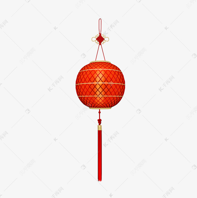 立体灯笼装饰png图