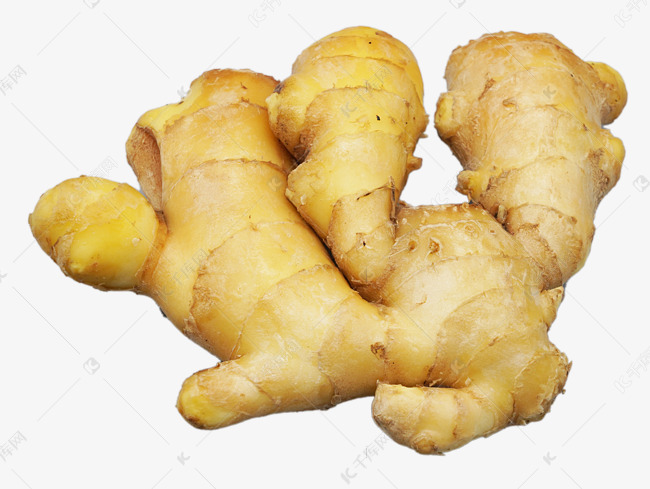 黄色食材生姜