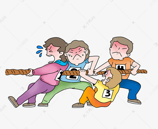 体育运动拔河比赛