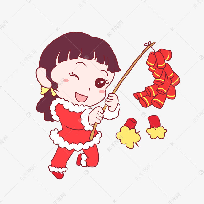 新年放鞭炮素材图片免费下载-千库网
