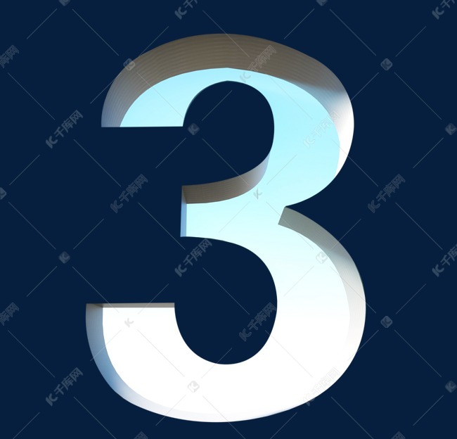 数字3倒计时