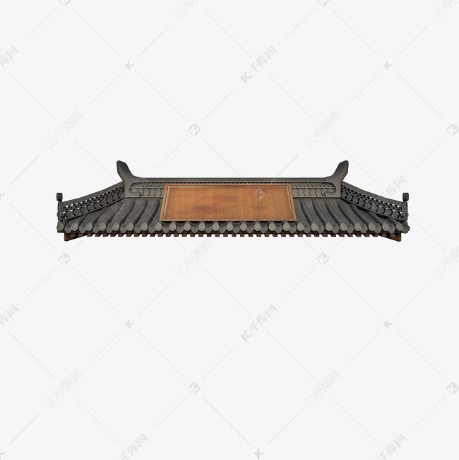 立体中式屋檐