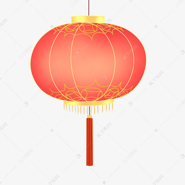 新年圆形灯笼素材图片免费下载-千库网