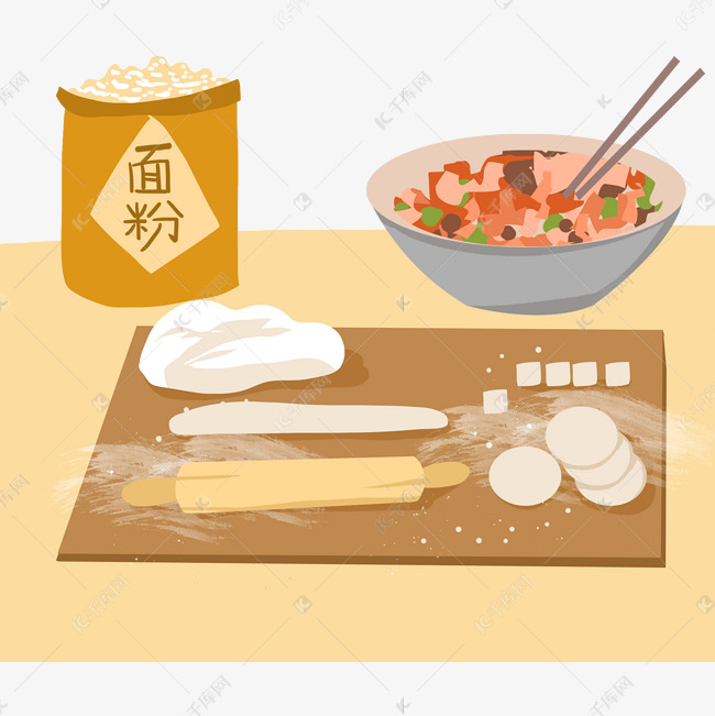 冬至包饺子流程
