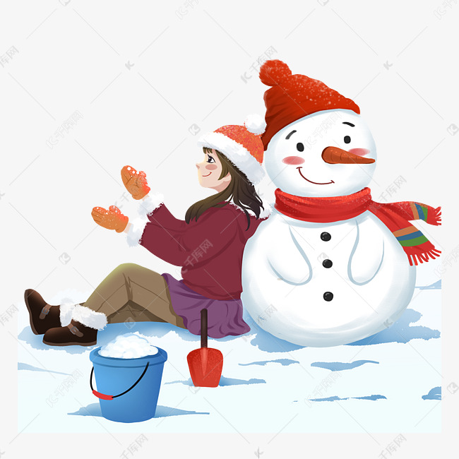 26发布,千库图片素材频道为小雪大雪冬天雪地雪人png图片提供免费下载