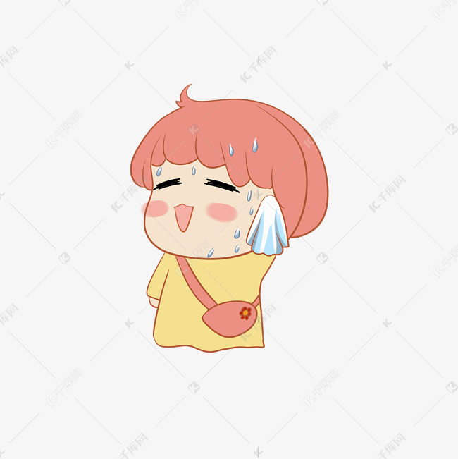 擦汗表情包