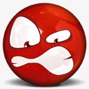 点击右侧免费下载按钮可进行 红色表情png图片素材高速下载.