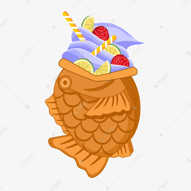冰淇凌口味的日本鲷鱼烧