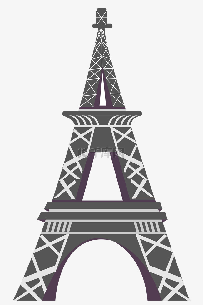 地标性建筑巴黎铁塔
