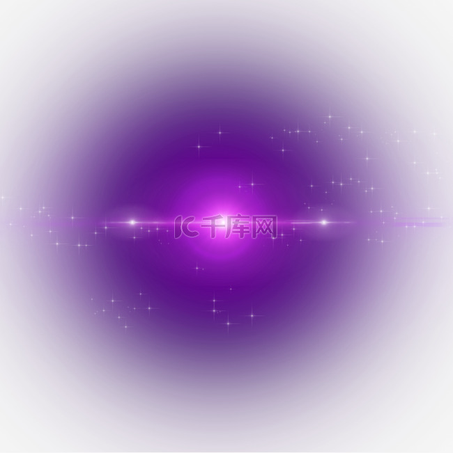 紫色星点炫光线性光特效