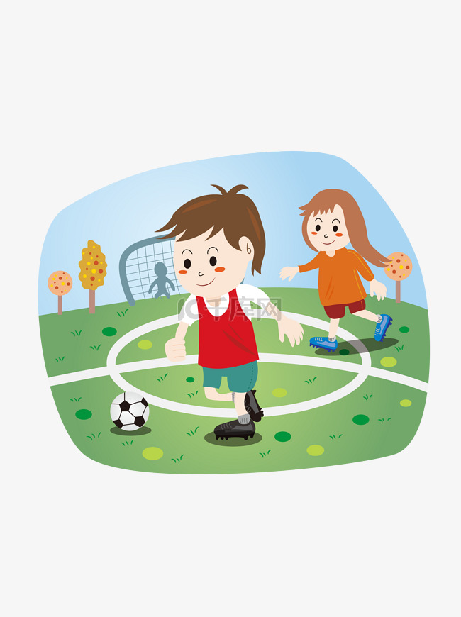 卡通可爱儿童足球户外运动健身体