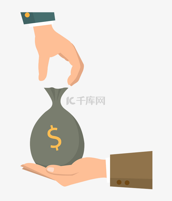 商务金融交易钱袋子