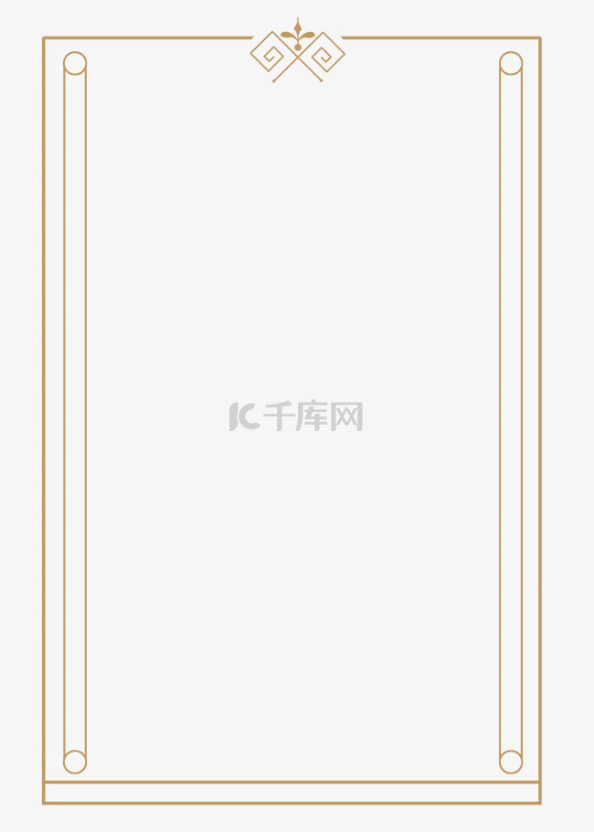 中国风古典纹理边框