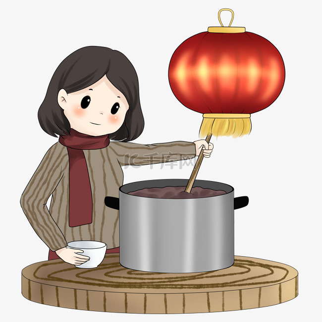 中国传统节日腊八粥海报