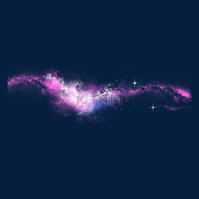 宇宙星河紫色星云