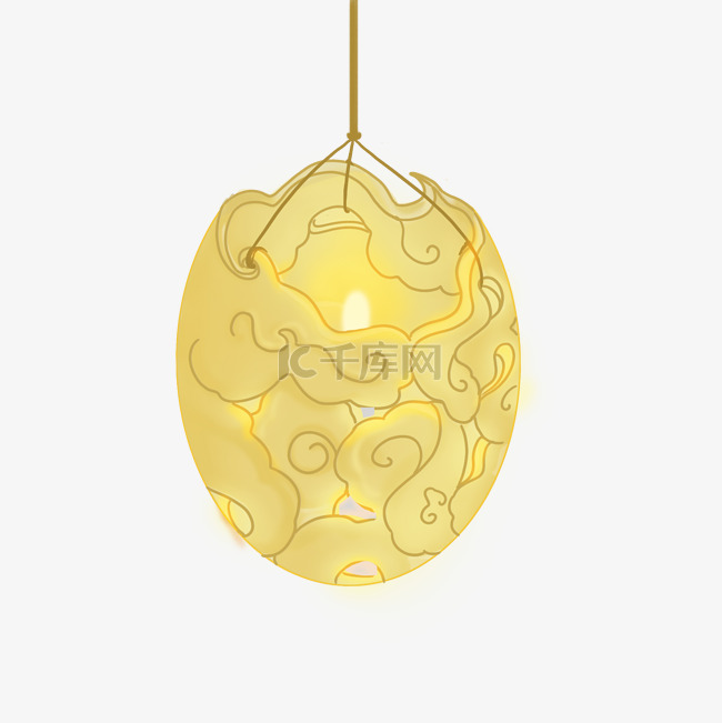 金色蛋壳创意灯笼