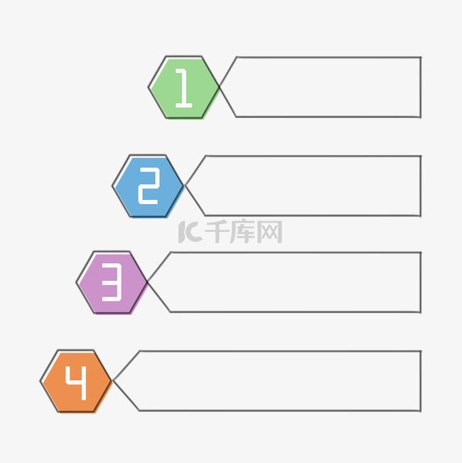 矢量ppt分类信息图