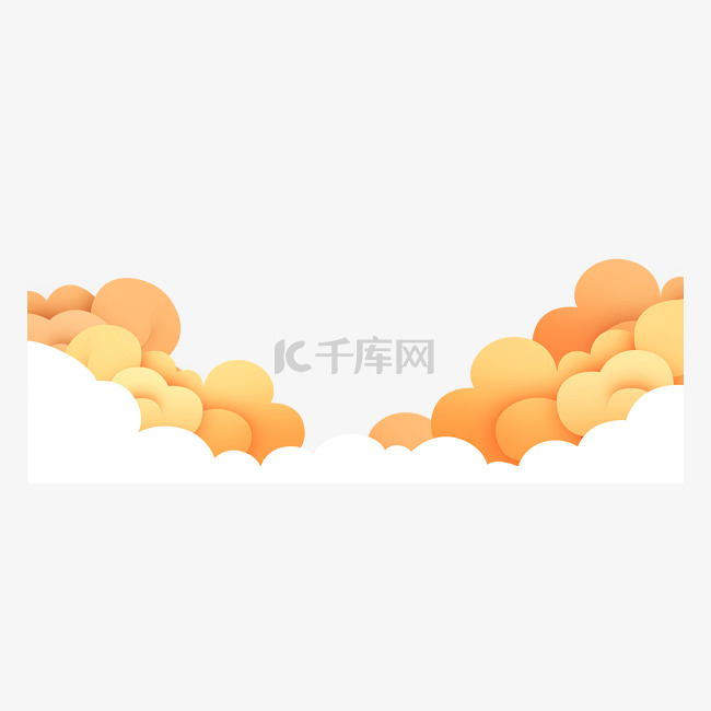 中国风黄色渐变banner