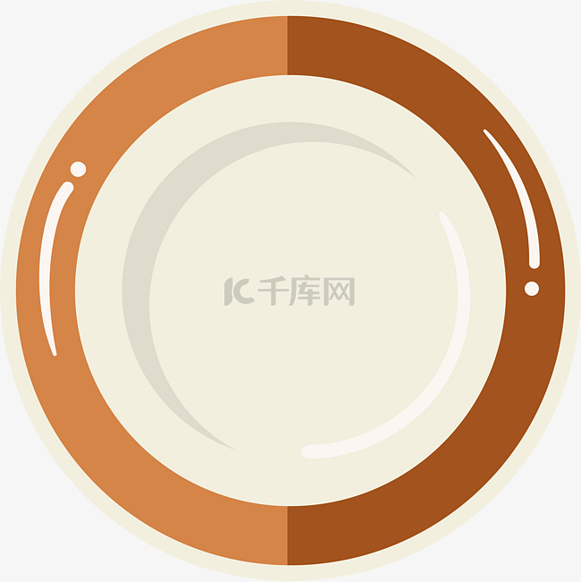 盘子装饰餐具设计元素下载