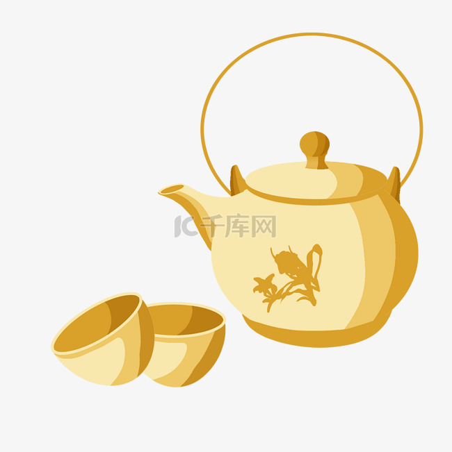中国风精致茶杯茶具