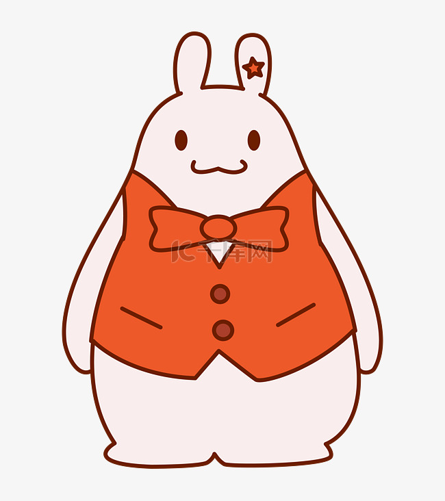 卡通形象大兔子吉祥物1