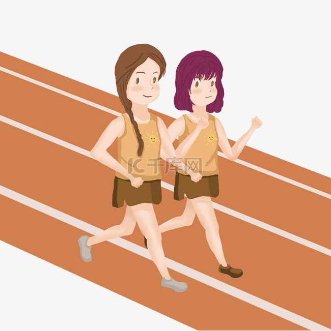 女子长跑比赛