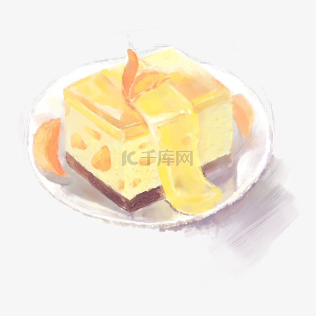 芒果慕斯蛋糕蛋糕甜品生日蛋糕牛