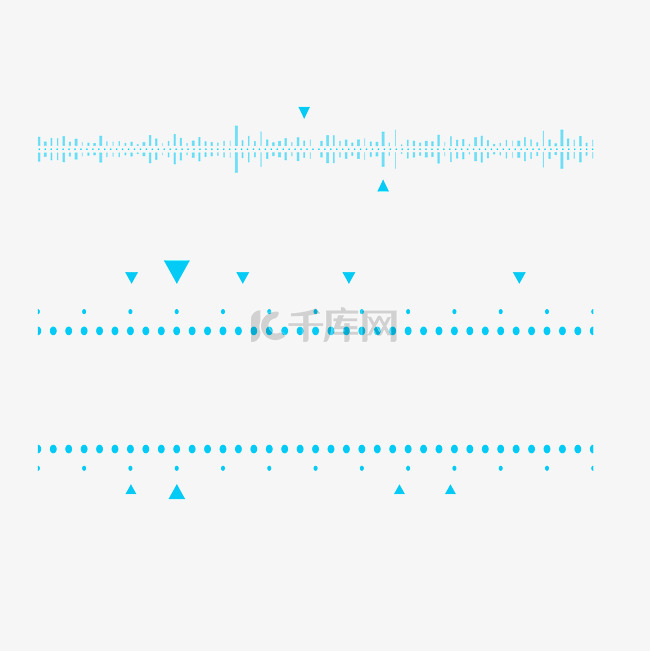 科技感图形装饰点缀图案几何形状