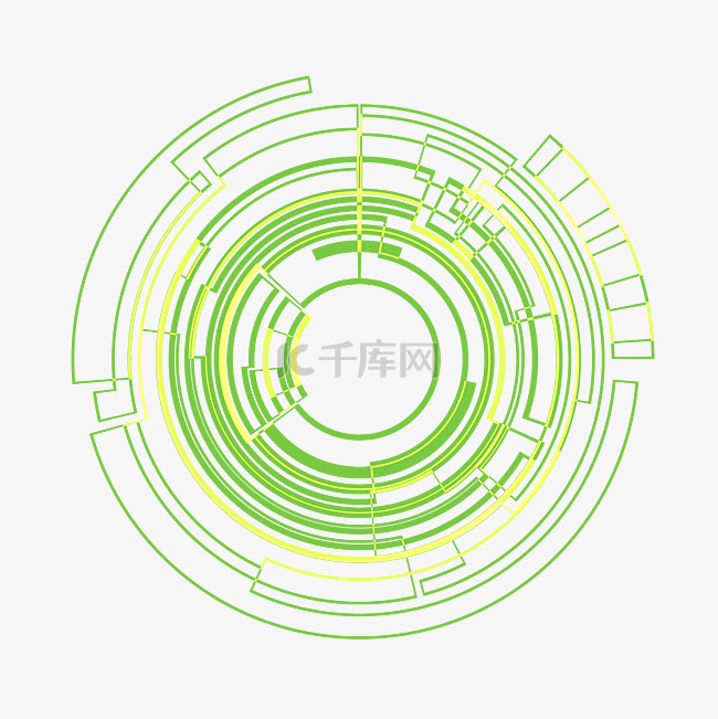 科技感几何不规则线条大数据点缀