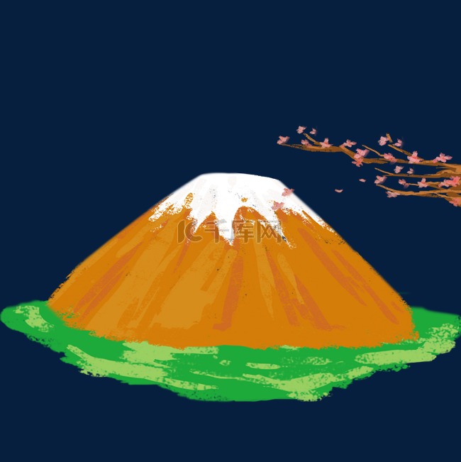 漂亮的富士山建筑
