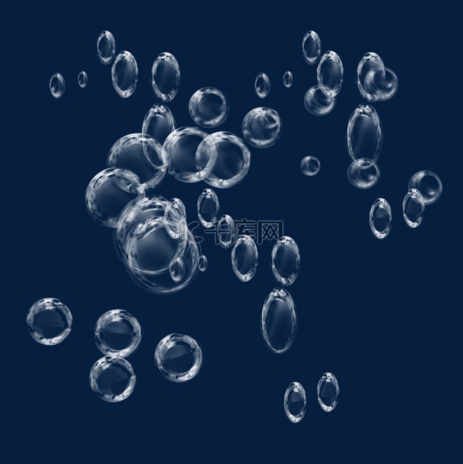 泡泡气泡漂浮元素