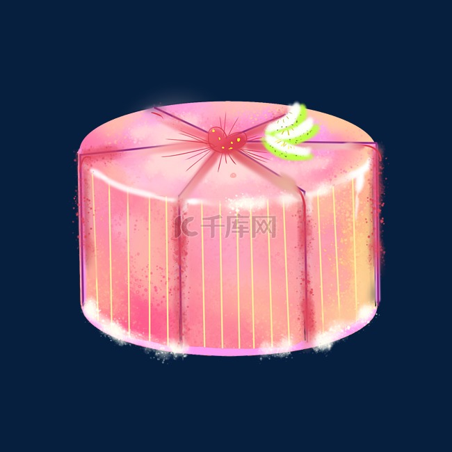 粉色浪漫奶油蛋糕