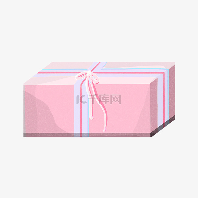 手绘粉色包装礼盒