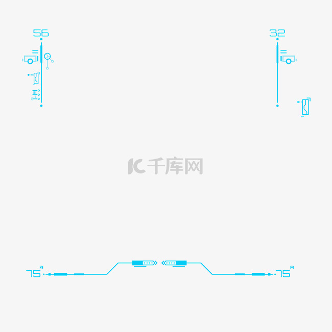 科技感点线面几何图形图案不规则