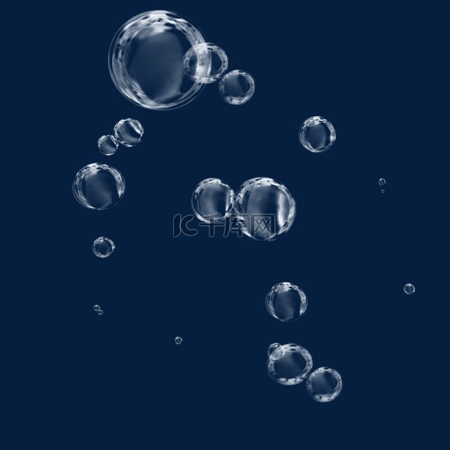 透明泡泡游乐气泡元素