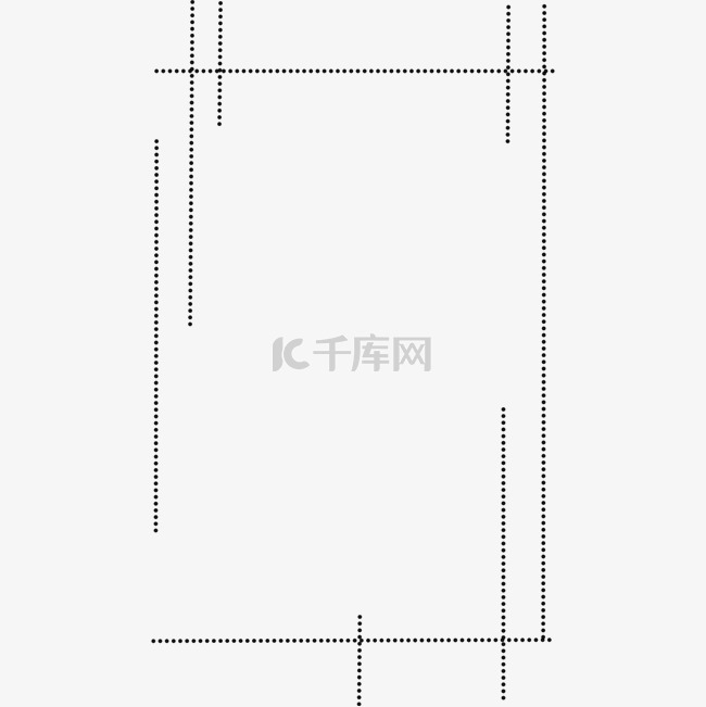 简约虚线商务风边框线条