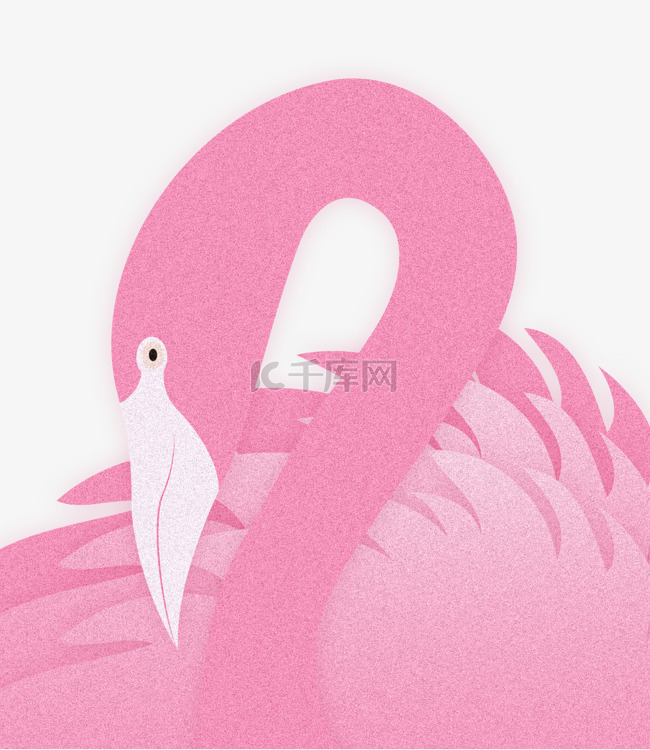  粉色火烈鸟 