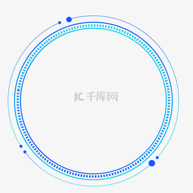 抽象数字技术元素