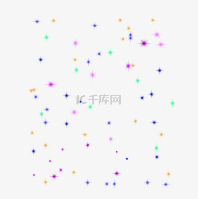 创意彩色荧光