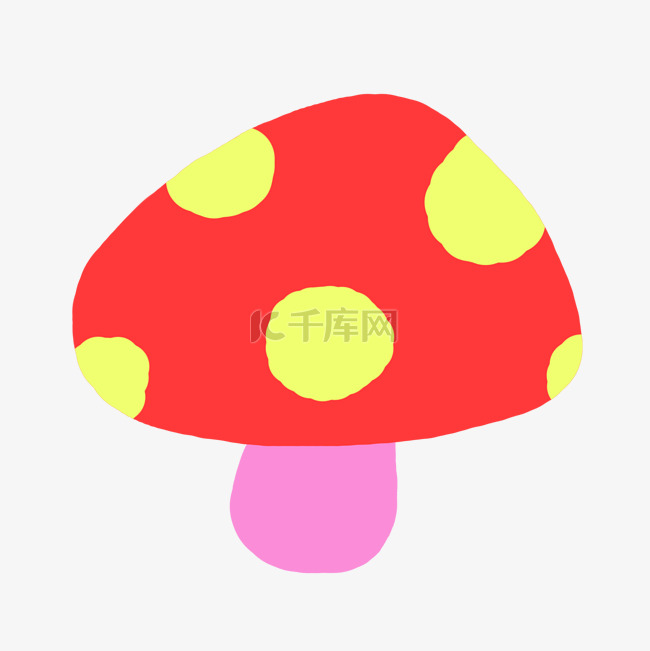  红色蘑菇