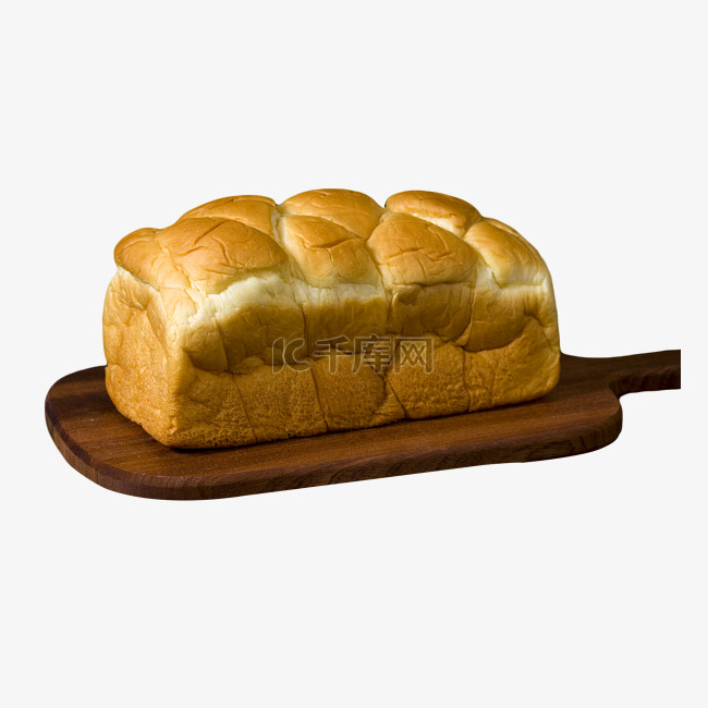 砧板上的吐司面包