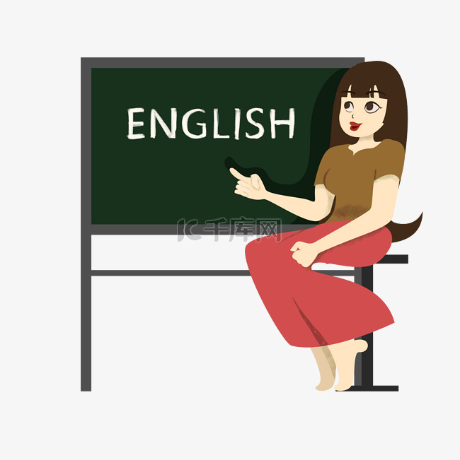 学习英语小女孩