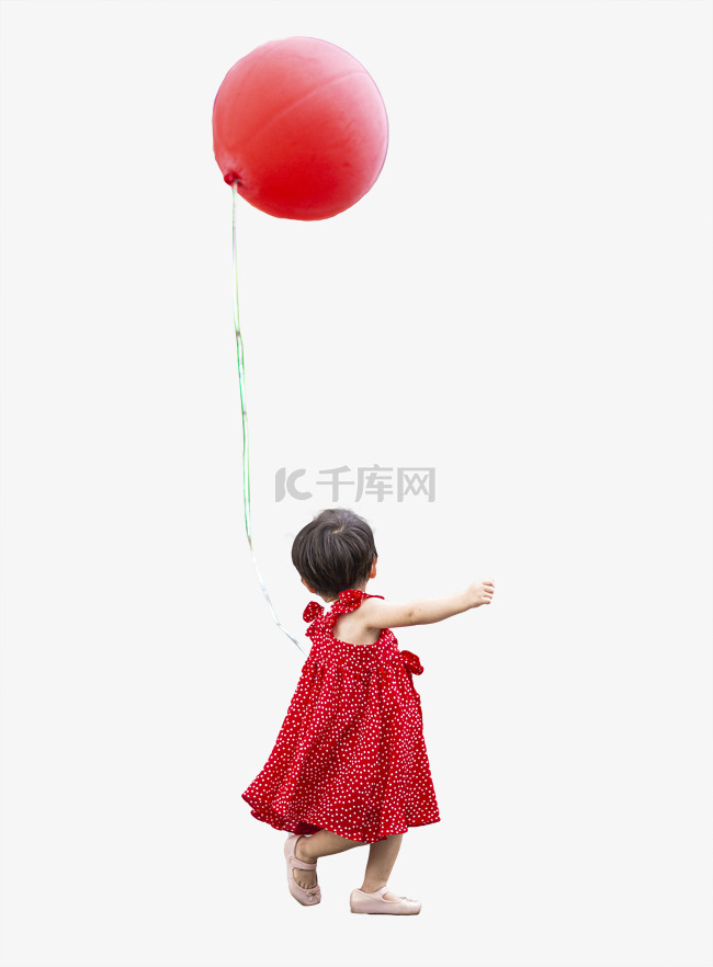 玩气球女孩