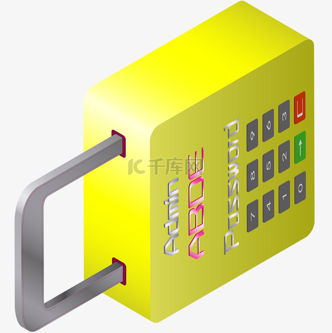 2.5D字母矢量C免扣PNG素材