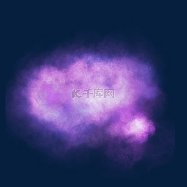 紫色渐变星云星空宇宙系